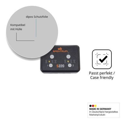 4x Schutzfolie matt für Spektrum Balance Charger S (6)