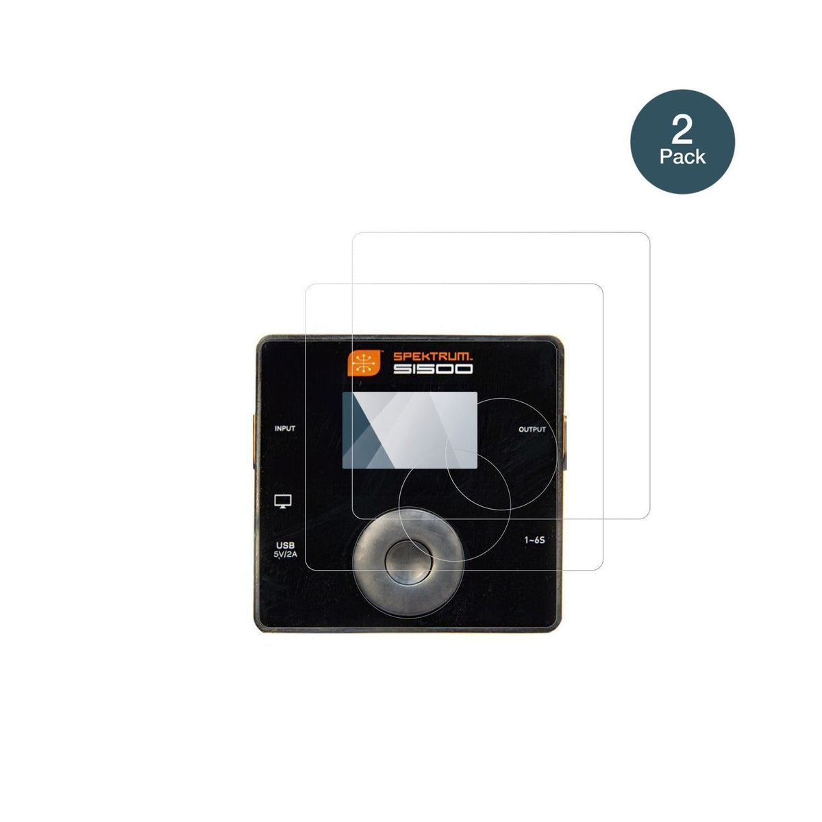 2x 9H Schutzfolie für Spektrum Smart Charger S1500 (2)