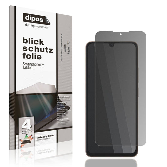 Blickschutzfolie für Xiaomi Redmi 17C matt Schutzf (1)