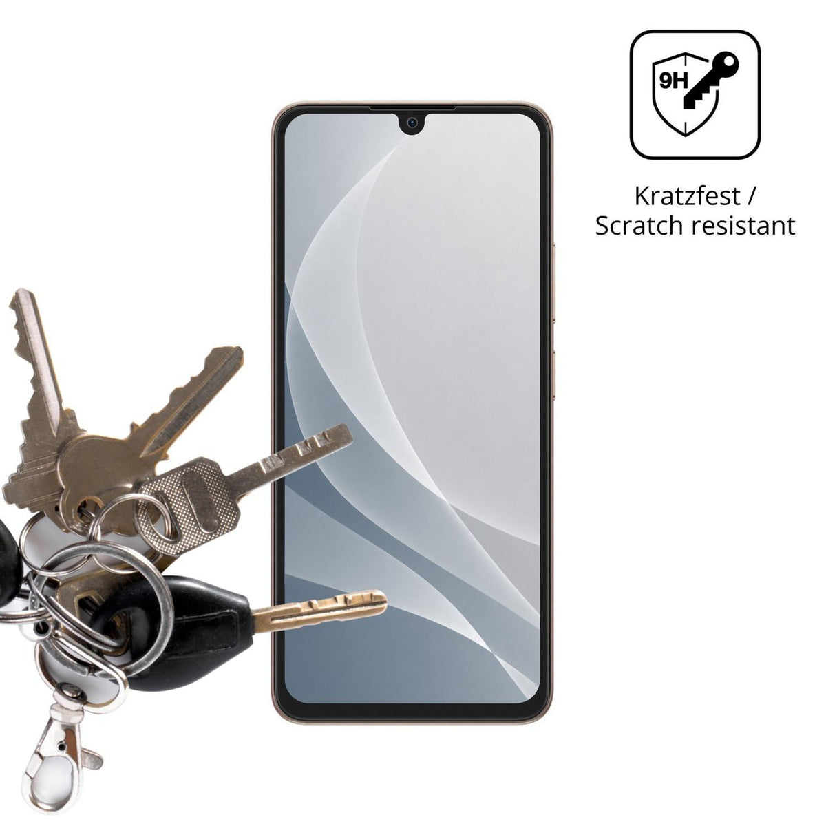 2x 9H Schutzfolie matt für Xiaomi Redmi 17C Panzer (3)