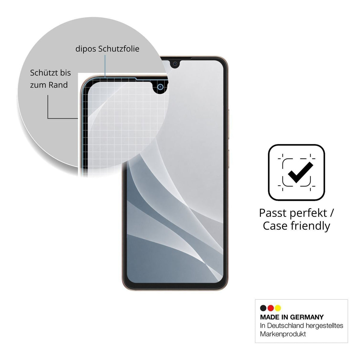 2x 9H Schutzfolie matt für Xiaomi Redmi 17C Panzer (6)