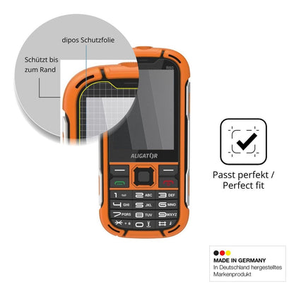 Blickschutzfolie für Aligator R60 4G eXtremo matt  (4)