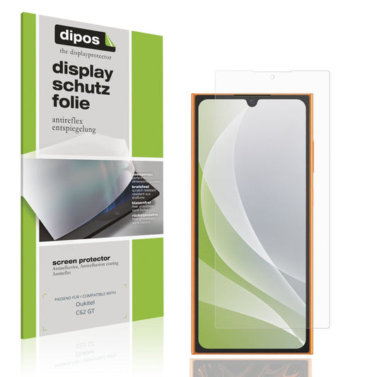 4x Schutzfolie matt für Oukitel C62 GT Display-Sch (1)