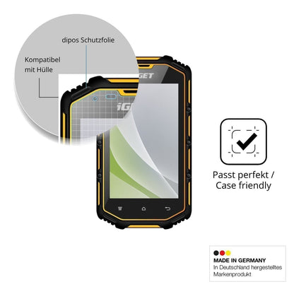4x Schutzfolie matt für iGET Armor T40 Display-Sch (6)