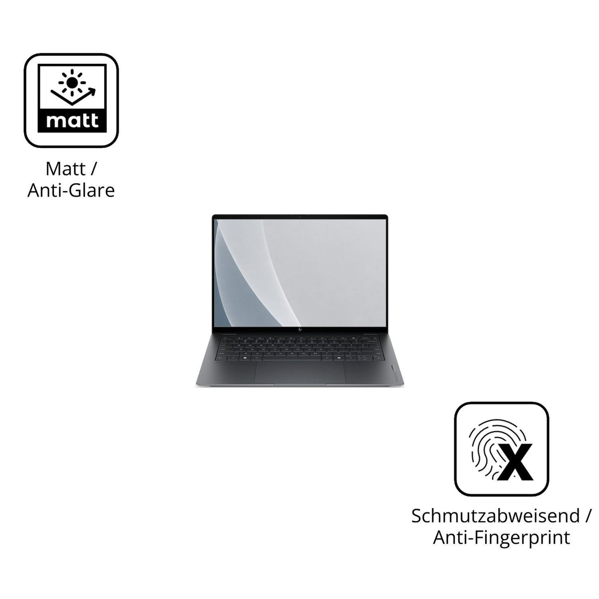 2x 9H Schutzfolie matt für HP OmniBook Ultra 14-kd (5)