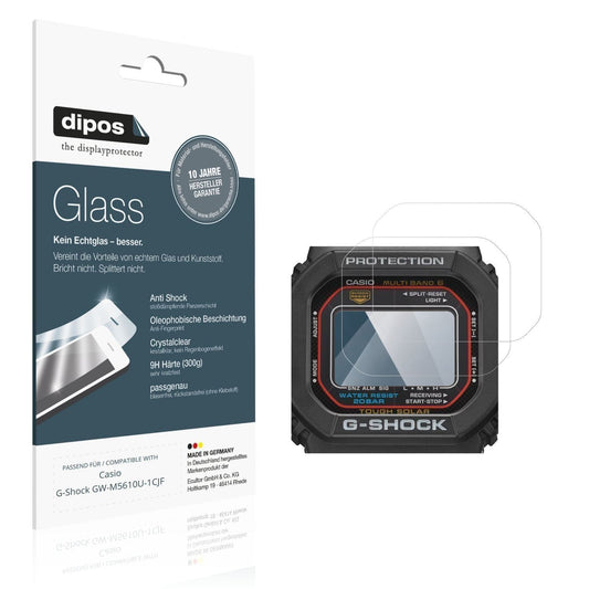 2x 9H Schutzfolie für Casio G-Shock GW-M5610U-1CJF (1)