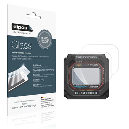 2x 9H Schutzfolie matt für Casio G-Shock GW-M5610U (1)