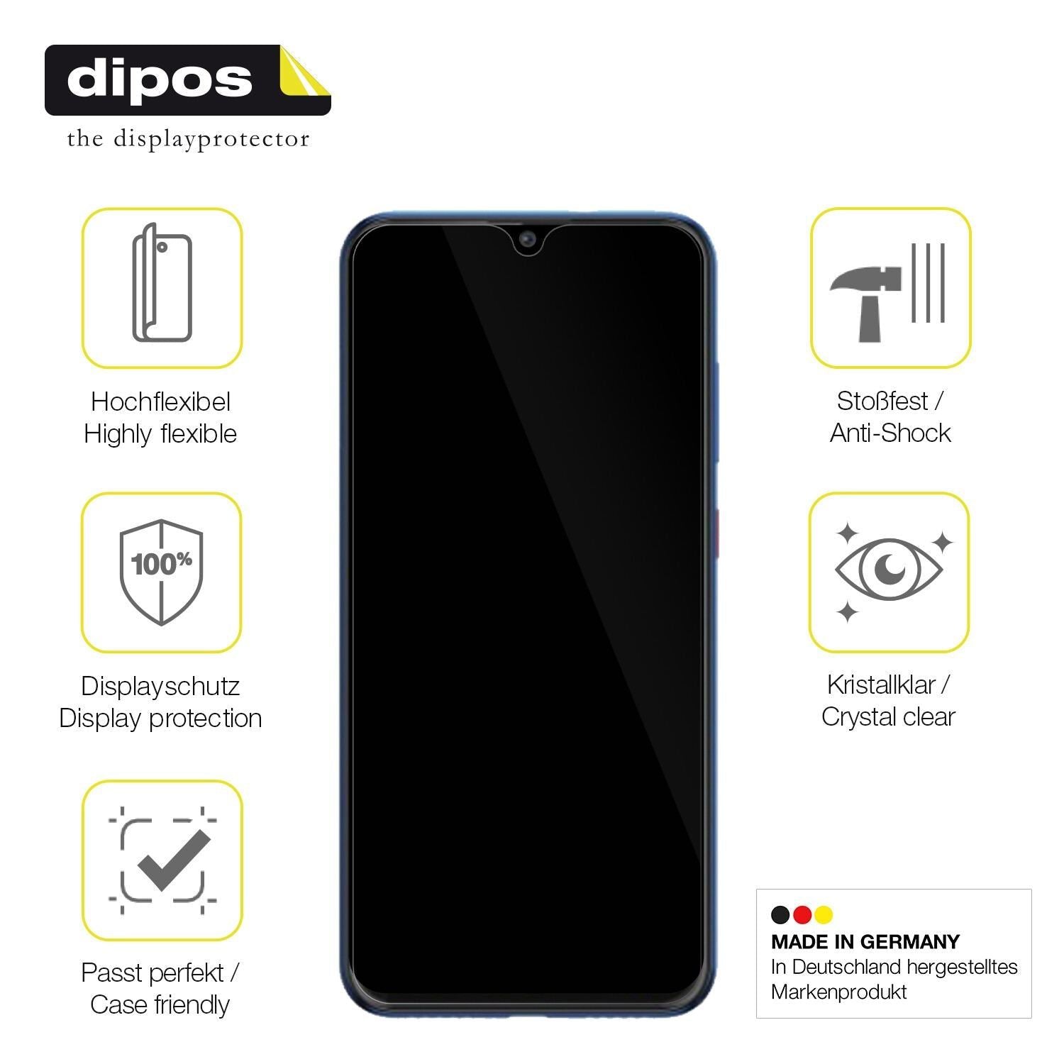 2x 3D Full Cover Schutzfolie für Walton Primo RX7 (7)