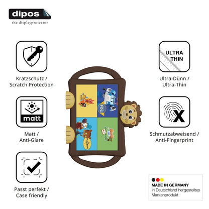 2x Schutzfolie matt für Logicom Logikids Star Disp (1)