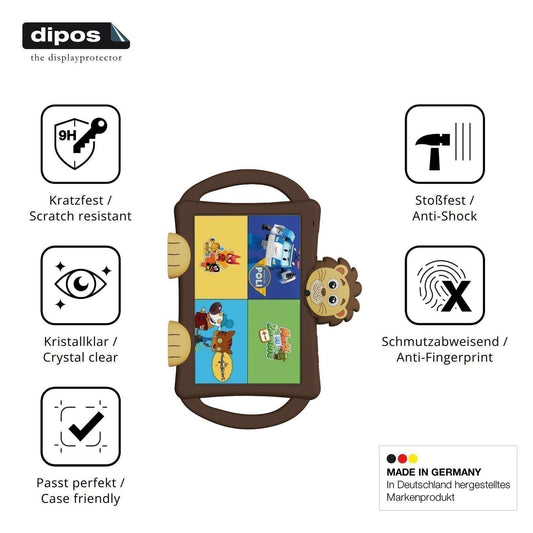 2x 9H Schutzfolie für Logicom Logikids Star Panzer (1)