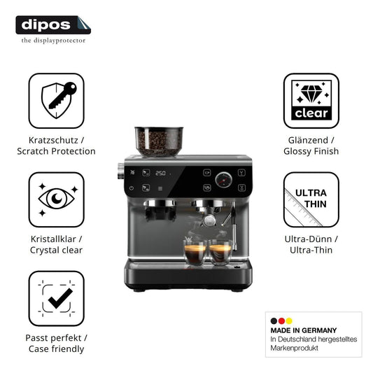 2x Schutzfolie klar für WMF Espresso Pro Display-S (1)