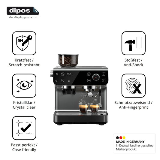 2x 9H Schutzfolie für WMF Espresso Pro Panzerfolie (1)