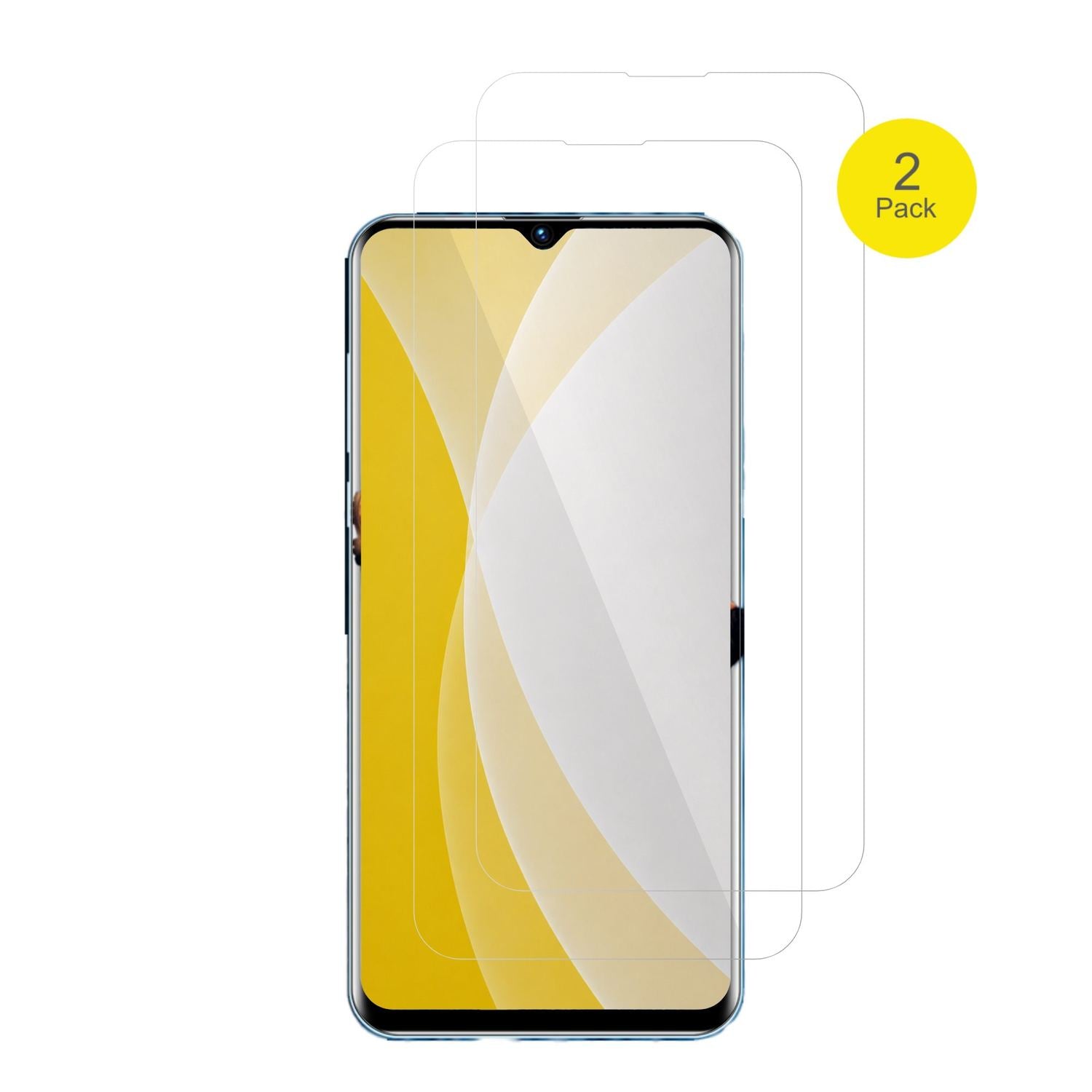 2x 3D Full Cover Schutzfolie für Fine Life Pro D20 (2)