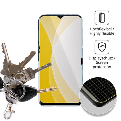 2x 3D Full Cover Schutzfolie für Fine Life Pro D20 (3)