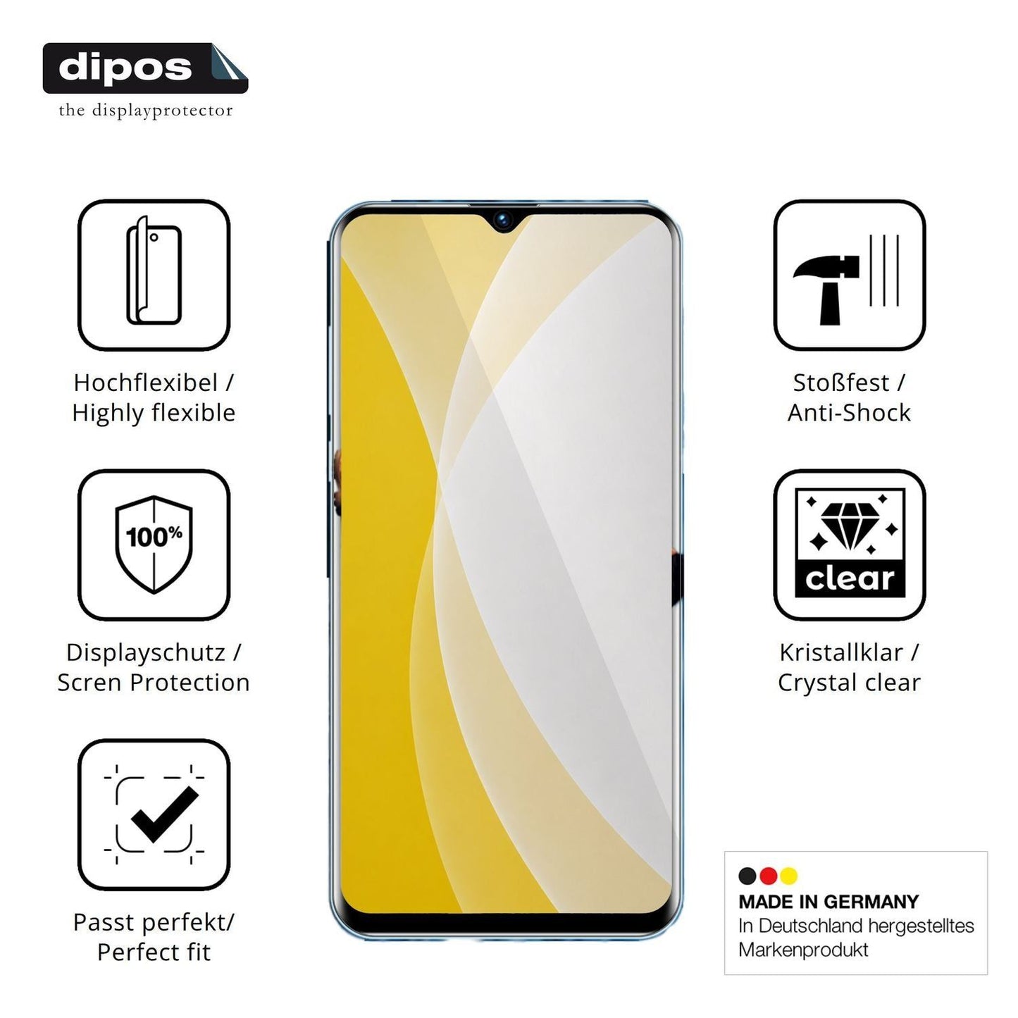 2x 3D Full Cover Schutzfolie für Fine Life Pro D20 (7)