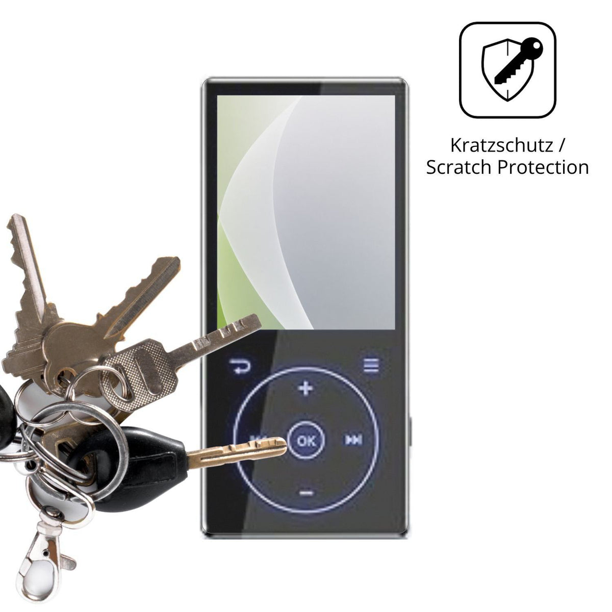 4x Schutzfolie matt für PlayerPure A3 MP3-Player D (4)