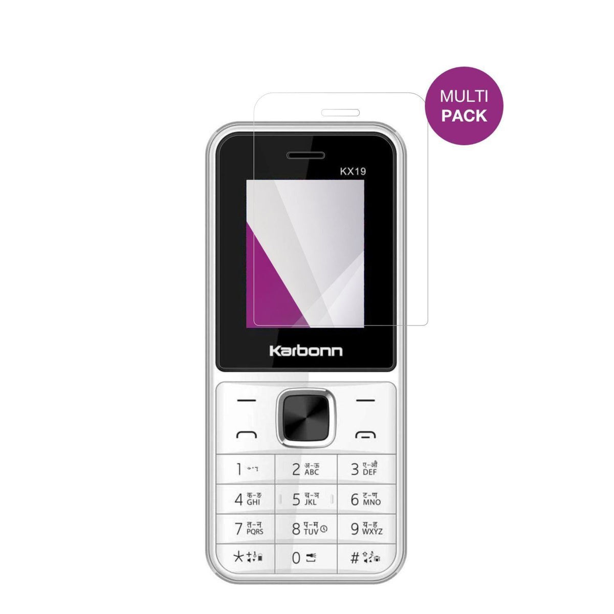 4x Schutzfolie klar für Karbonn KX19 Display-Schut (2)
