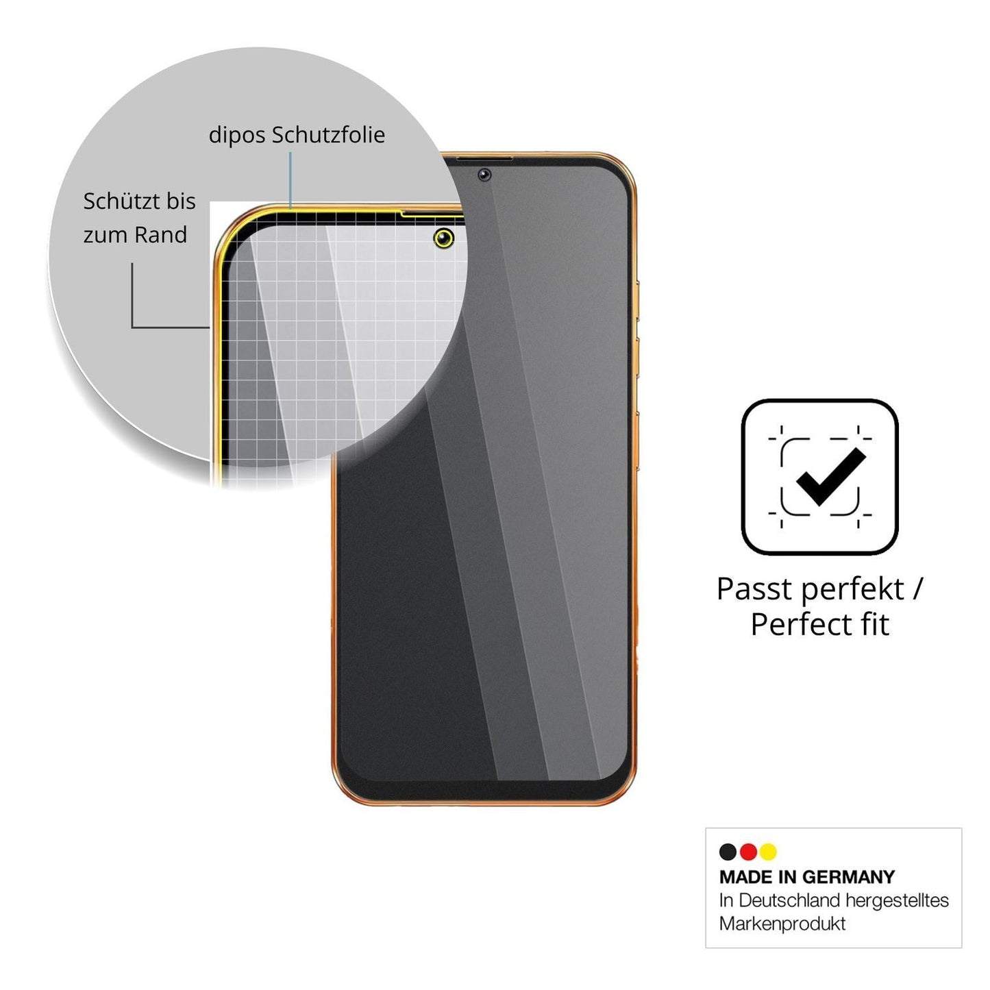 Blickschutzfolie für QrZrQ Q26 Ultra matt Schutzfo (4)