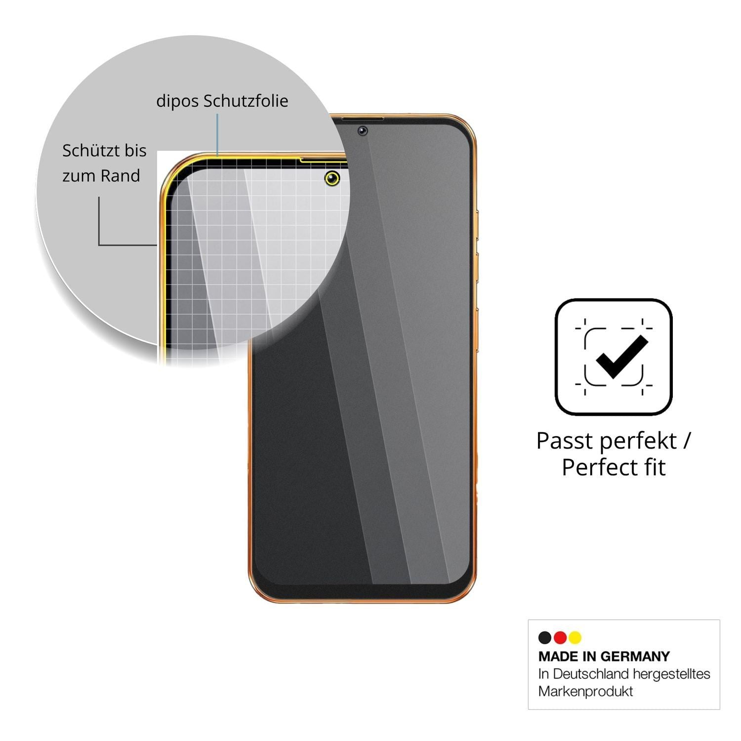Blickschutzfolie für QrZrQ Q26 Ultra matt Schutzfo (4)