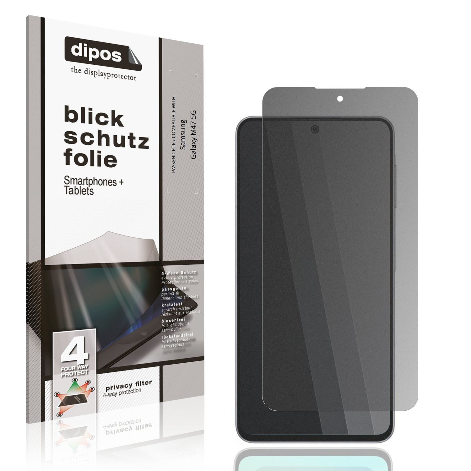 Blickschutzfolie für Samsung Galaxy M47 5G matt Sc (1)