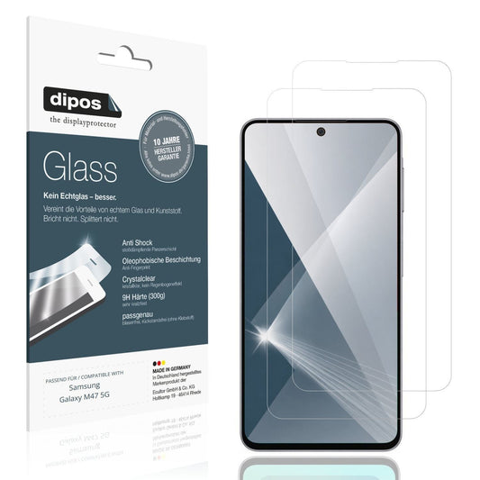 2x 9H Schutzfolie für Samsung Galaxy M47 5G Panzer (1)