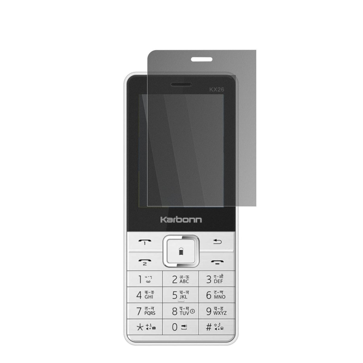 Blickschutzfolie für Karbonn KX26 matt Schutzfolie (2)