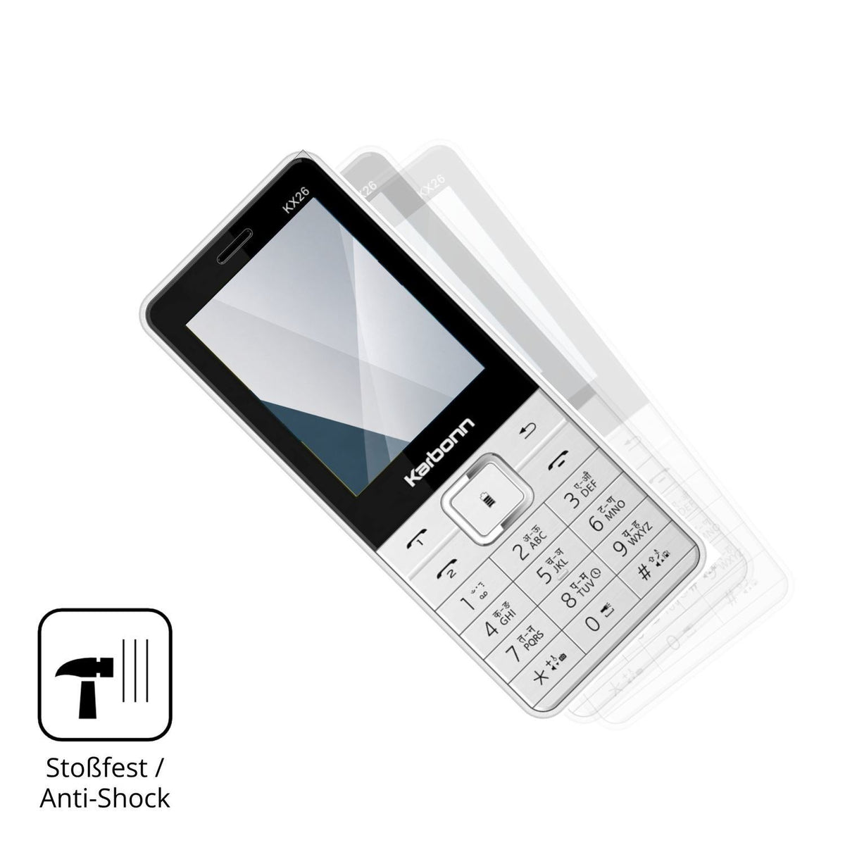 2x 9H Schutzfolie für Karbonn KX26 Panzerfolie (4)