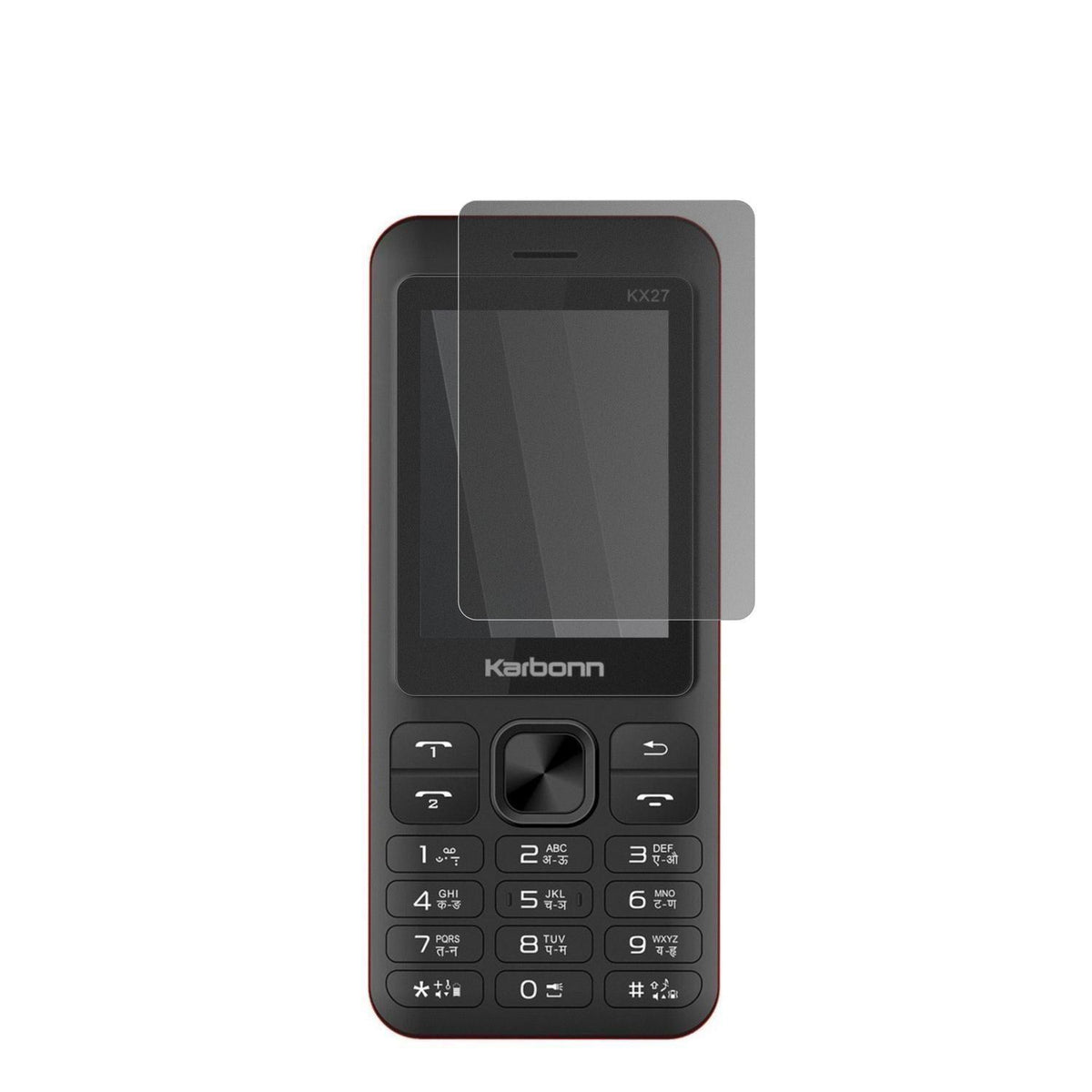 Blickschutzfolie für Karbonn KX27 matt Schutzfolie (2)