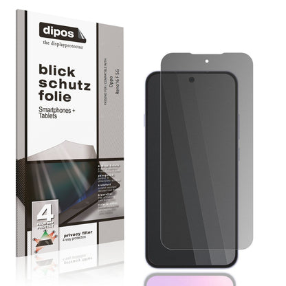Blickschutzfolie für Oppo Reno16 F 5G matt Schutzf (1)