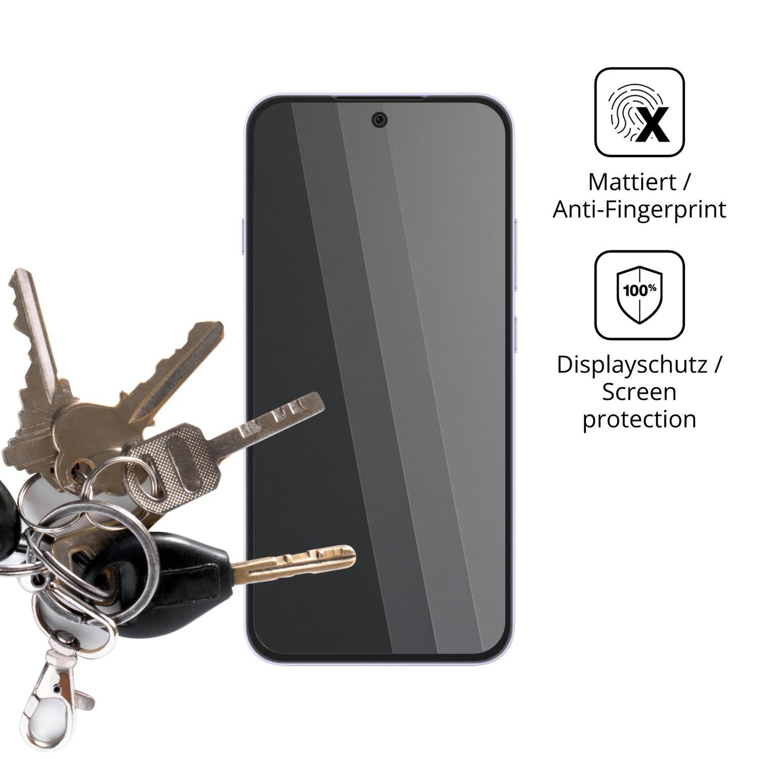 Blickschutzfolie für Oppo Reno16 F 5G matt Schutzf (3)