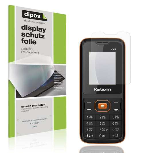 4x Schutzfolie matt für Karbonn KX5 Display-Schutz (1)