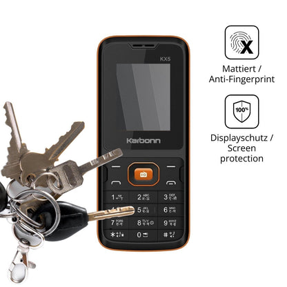 Blickschutzfolie für Karbonn KX5 matt Schutzfolie  (3)