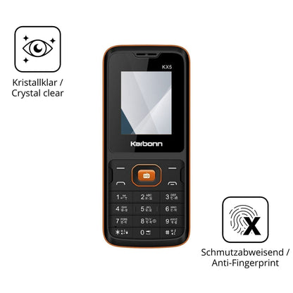 2x 9H Schutzfolie für Karbonn KX5 Panzerfolie (5)