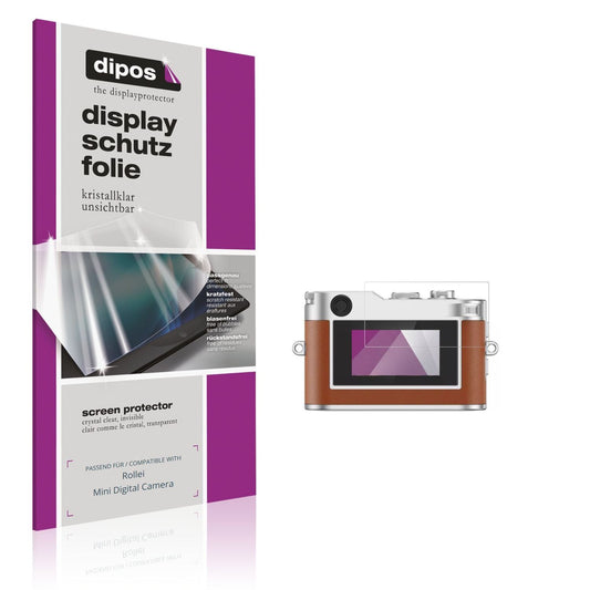 4x Schutzfolie klar für Rollei Mini Digital Camera (1)