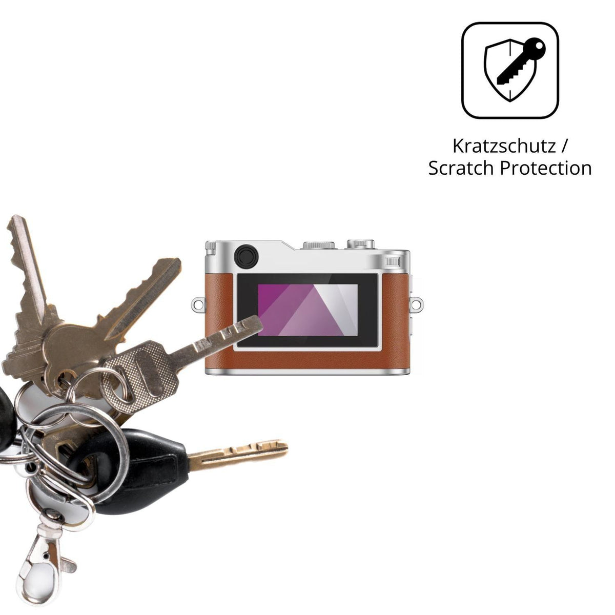 4x Schutzfolie klar für Rollei Mini Digital Camera (4)