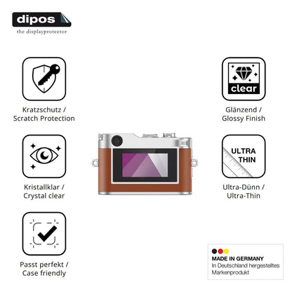4x Schutzfolie klar für Rollei Mini Digital Camera (7)