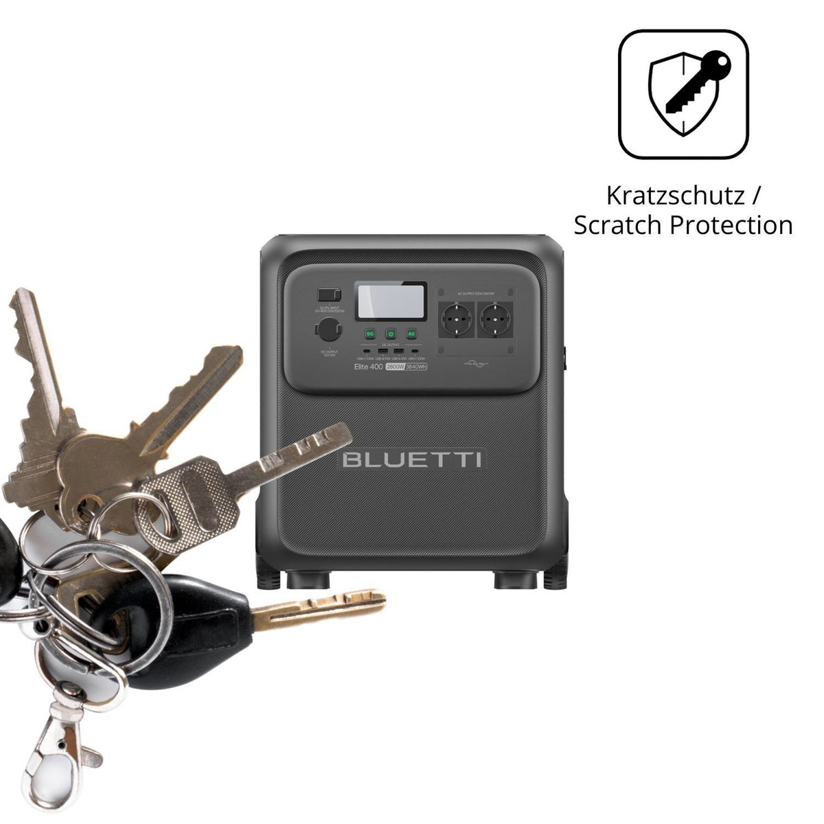 4x Schutzfolie matt für Bluetti Elite 400 Display- (4)