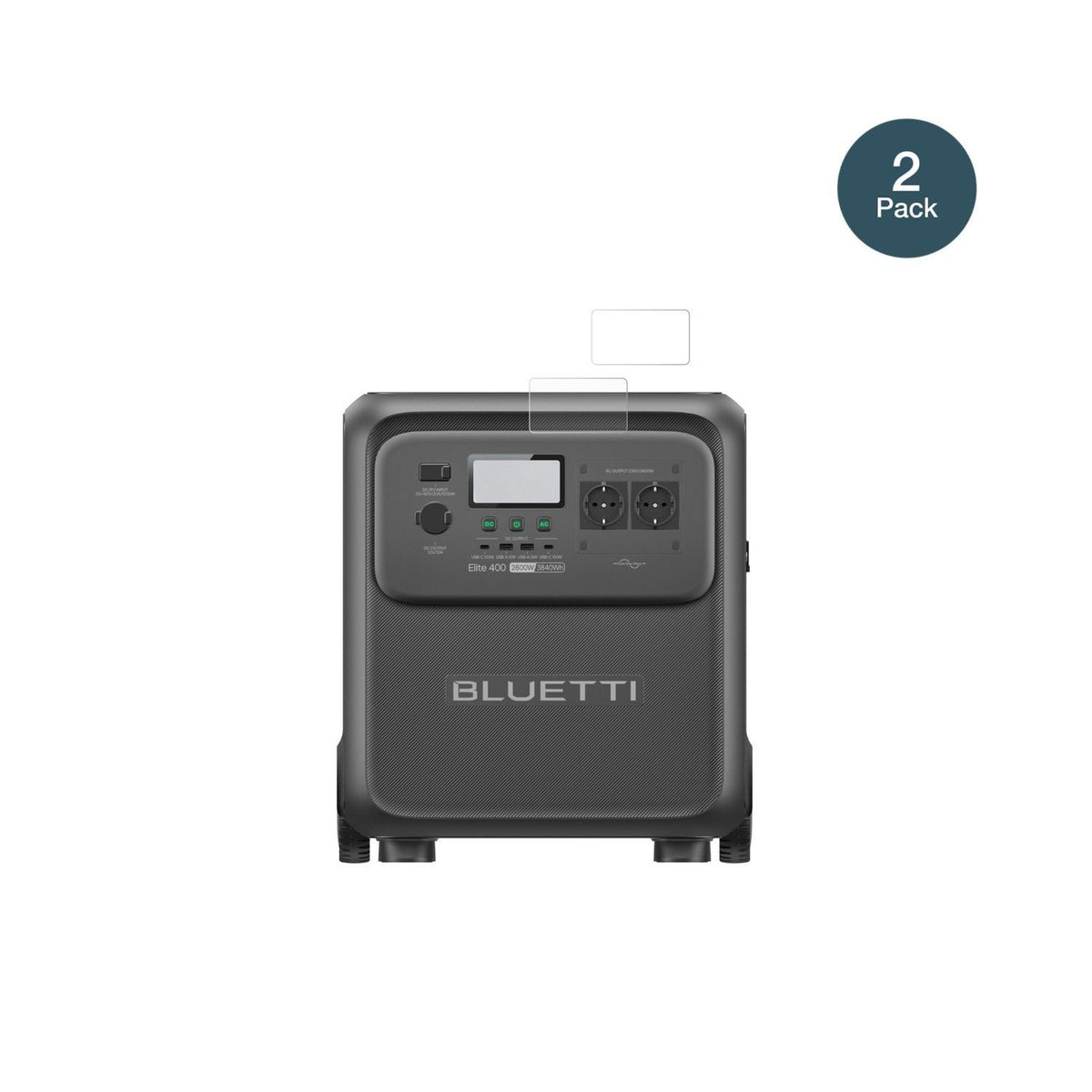 2x 9H Schutzfolie matt für Bluetti Elite 400 Panze (2)