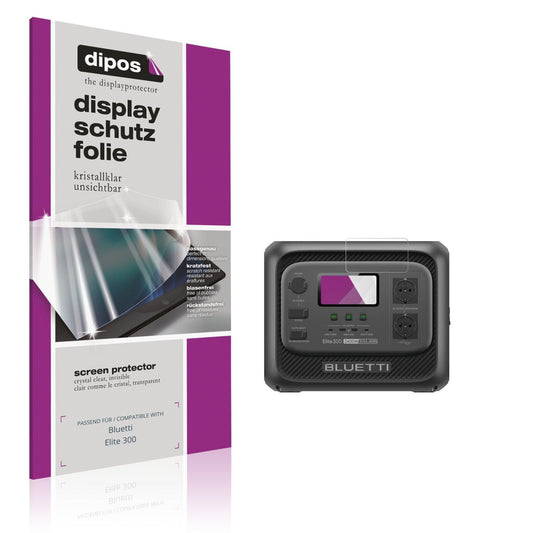 4x Schutzfolie klar für Bluetti Elite 300 Display- (1)