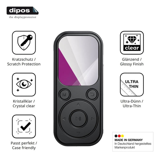 4x Schutzfolie klar für RWSRW MP3-H01 Display-Schu (1)
