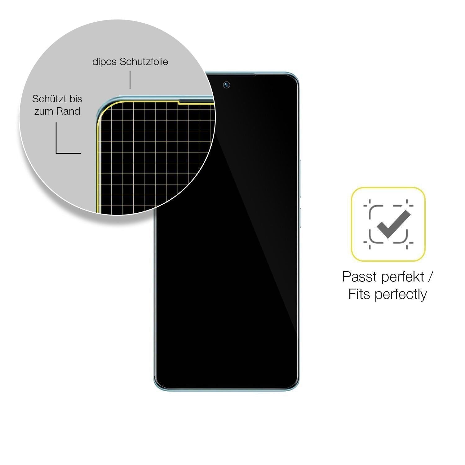 2x 3D Full Cover Schutzfolie für Vivo V25 Pro (6)