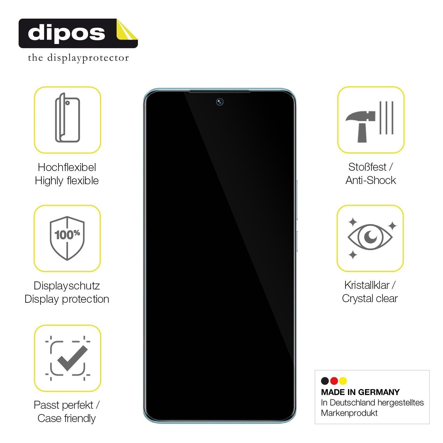 2x 3D Full Cover Schutzfolie für Vivo V25 Pro (7)