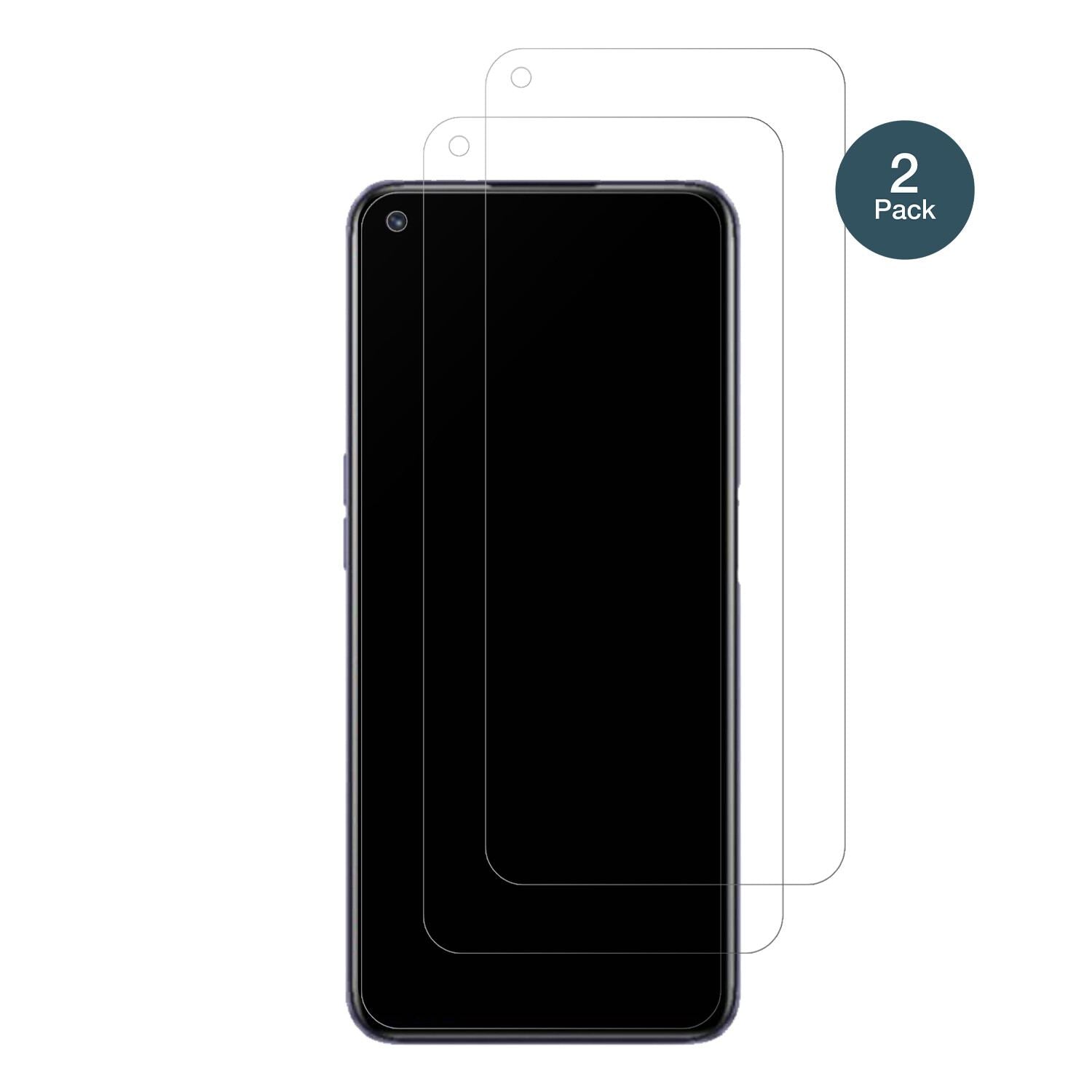 2x 9H Schutzfolie matt für Realme Q3S Panzerfolie (2)