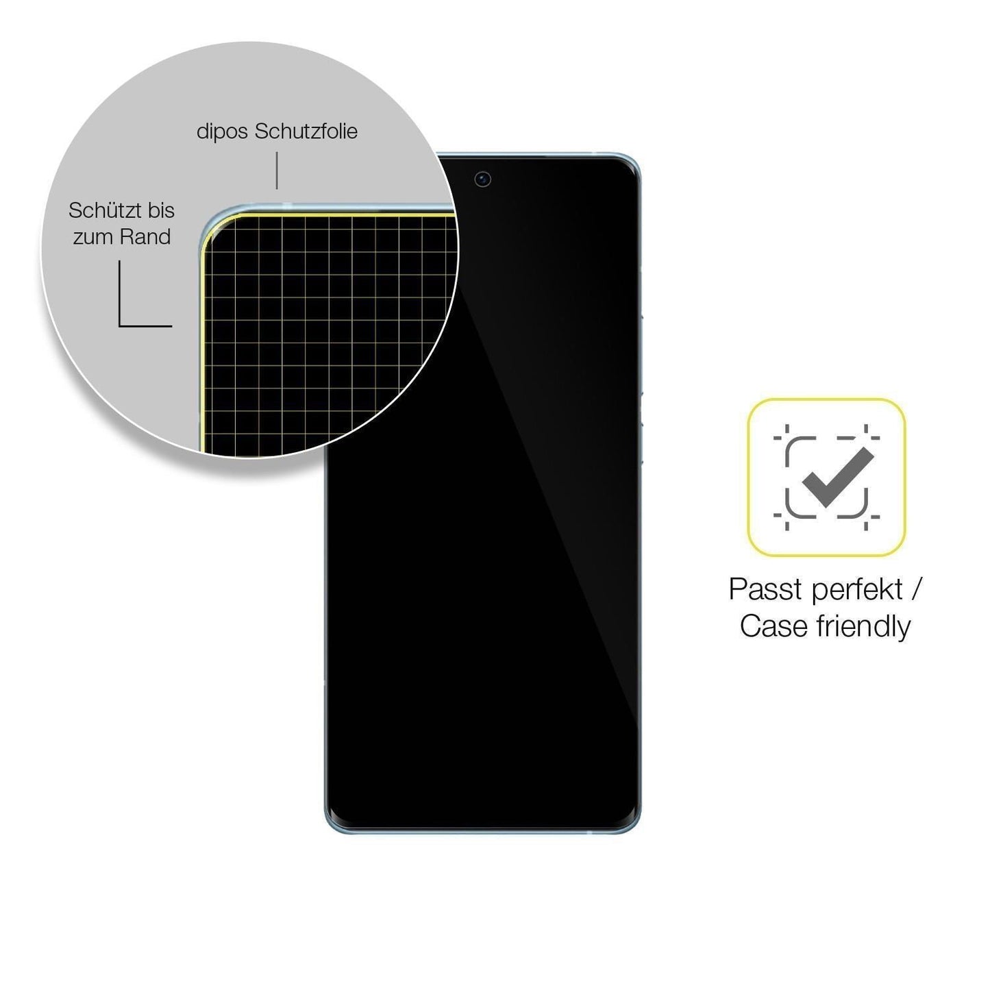 2x 3D Full Cover Schutzfolie für Vivo X60 (6)