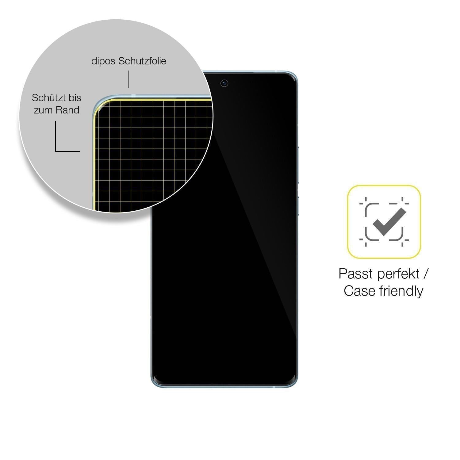 2x 3D Full Cover Schutzfolie für Vivo X60 (6)