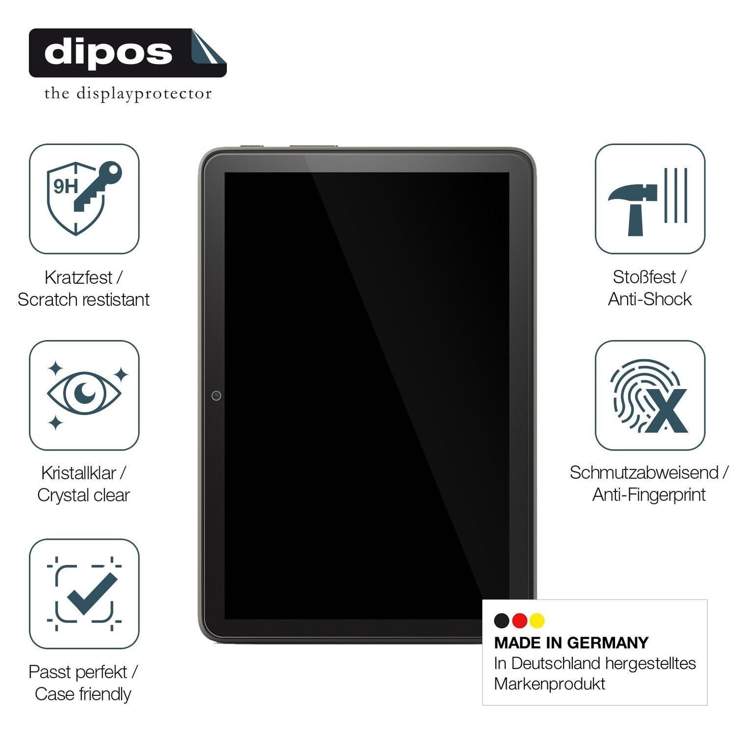 2x 9H Schutzfolie für Amazon Fire HD 8 (2022) Panz (7)
