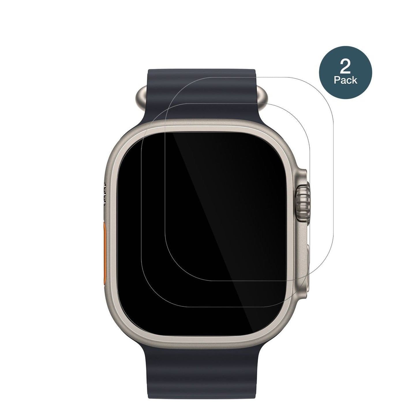 2x 9H Schutzfolie für Apple Watch Ultra Panzerfoli (2)