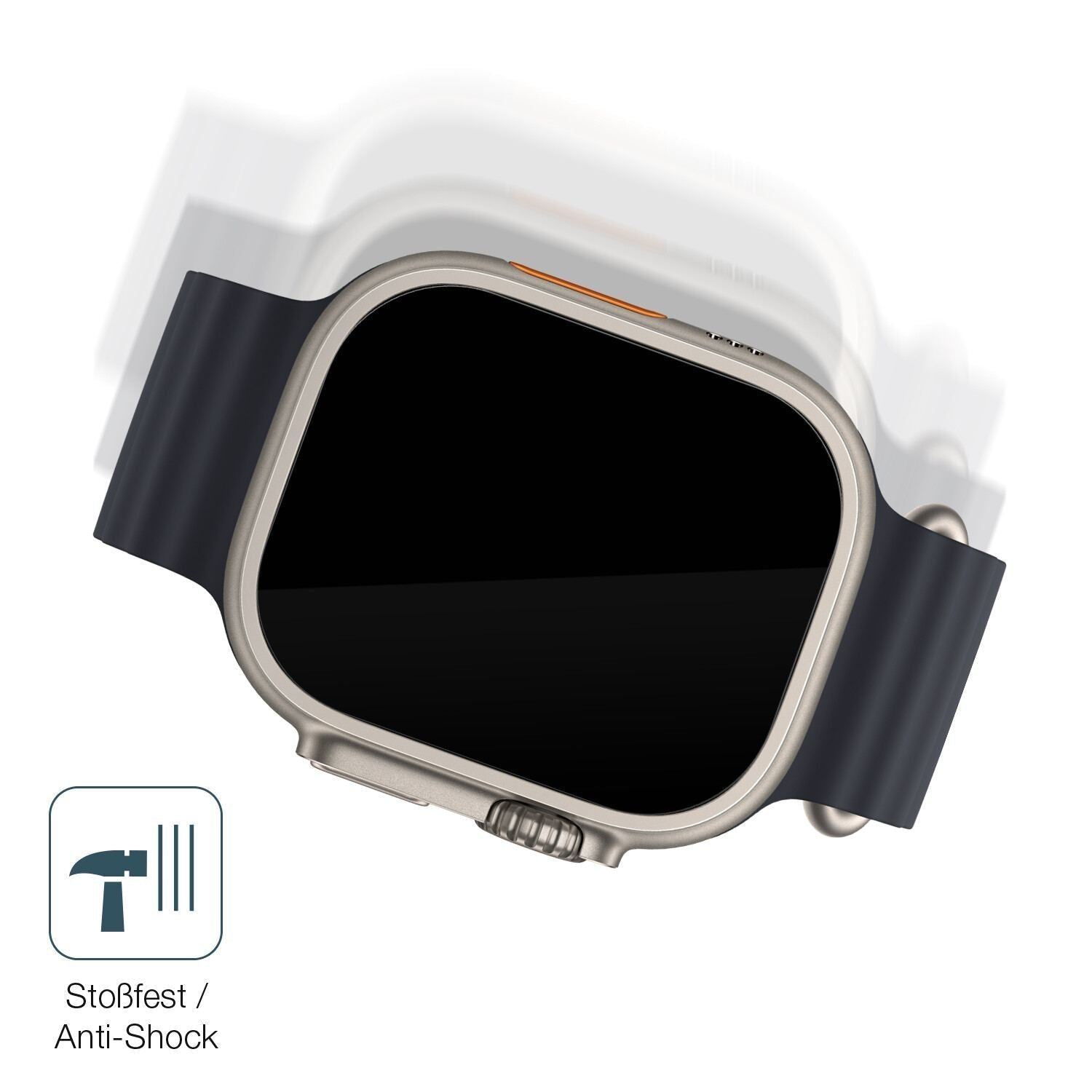 2x 9H Schutzfolie für Apple Watch Ultra Panzerfoli (4)