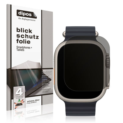 Blickschutzfolie für Apple Watch Ultra matt Schutz (1)