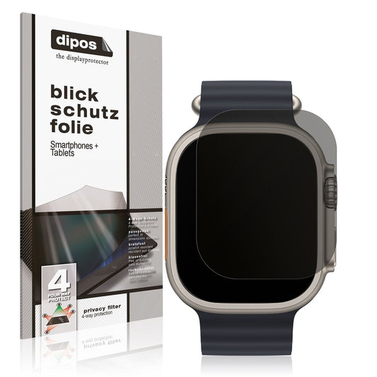 Blickschutzfolie für Apple Watch Ultra matt Schutz (1)